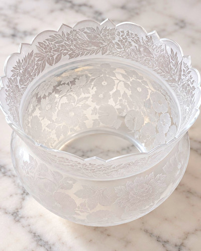 Antique frosted etched glass - antique,