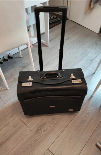 Leather pilot case - leather,