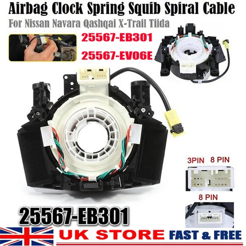 Airbag clock spring squib - clock,