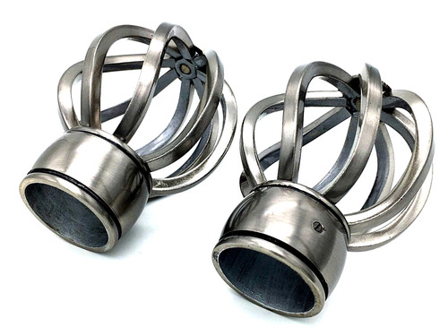 Curtain pole ends twist cage - pole,