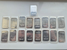 17 x Johnson Matthey 1oz .999