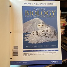 Campbell Biology: Concepts & - Loose Leaf, by Reece Jane B. - Bound-Very Good