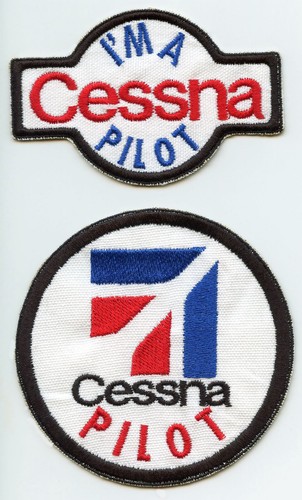 Cessna pilot patch - patch, set