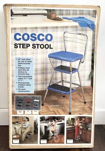 New vtg cosco step stool - new, chair