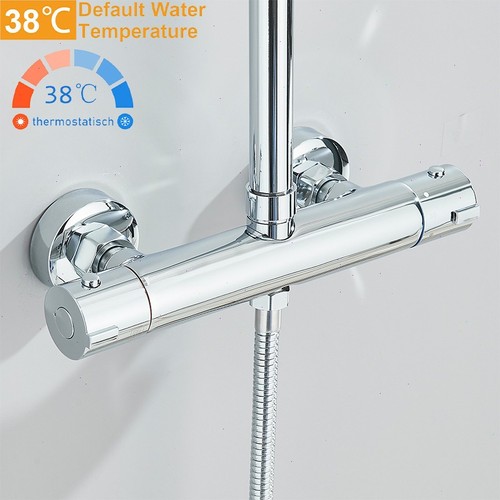 Chrome thermostatic bathroom - chrome,
