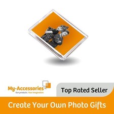 Blank Acrylic Fridge Magnet 45x35mm E1 Insert Size - Personalisable Photo Gifts