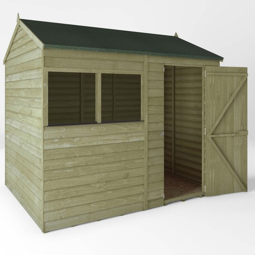 8x6 wooden garden sheds - 8ft, x