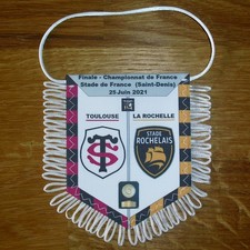 TOULOUSE / LA ROCHELLE (Top 14 Final - 2021) - NEW fabric pennant