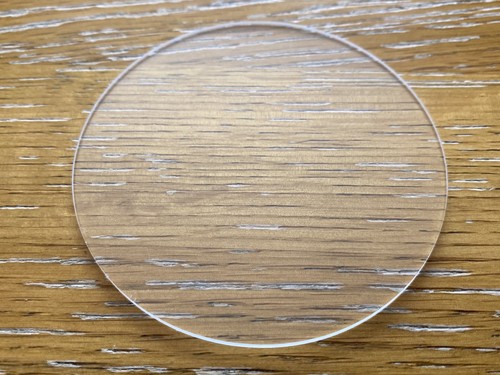 1mm glass clear - clear, round