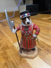 English Bull Terrier Beef Eater Dog Ornament    Very Good Condition