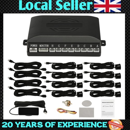8pc parking sensors gearzaar - 8pc,