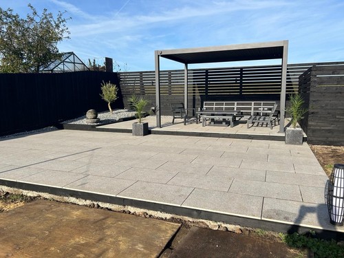 Silver grey granite outdoor - silver,