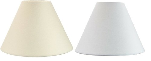Cotton fabric coolie lampshade - fabric,