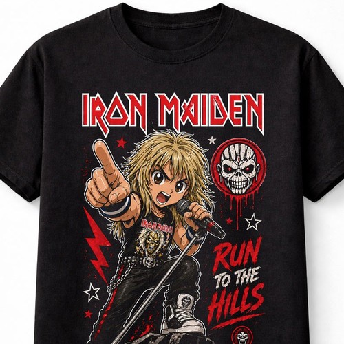 Iron maiden run the hills - maiden,