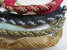 Multicolor 7mm Flanged Piping Cord Piping For Cushions Upholstery Piping Cord