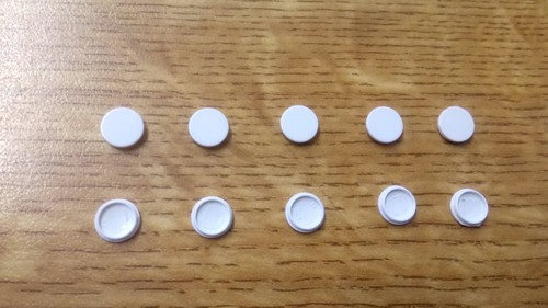Pack screw caps hole - of,