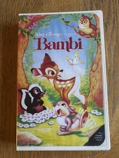 Bambi VHS Walt Disney Video
