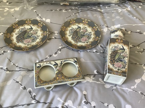 Set peacock decorative - set,