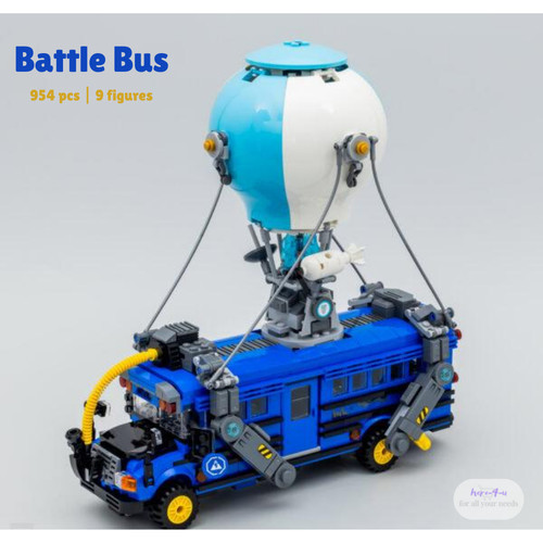 Build blocks battle bus - -,
