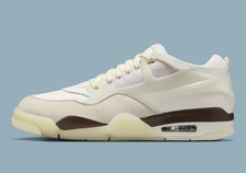 Nike Air Jordan 4 PRM Hemp Sail Brown Men's Trainers Shoes Size UK 8_10_10.5