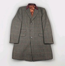 Santinelli Tweed Covert Coat