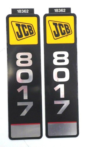 Jcb 8017 vertical decal - 8017,