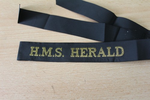 Hms herald cap tally - cap,