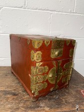 ANTIQUE CHINESE RED LACQUERED