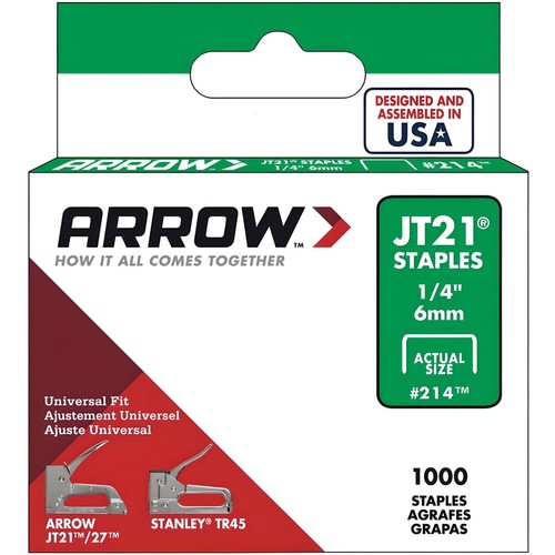 Arrow jt21 t27 staples 6mm - arrow, jt21/t27