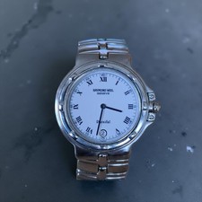 Raymond Weil Parsifal 9181 Gents Swiss Quartz Watch – Stainless Steel, Small Fit