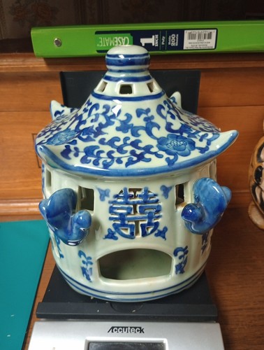 Vtg blue white chinoiserie - vtg, blue/white