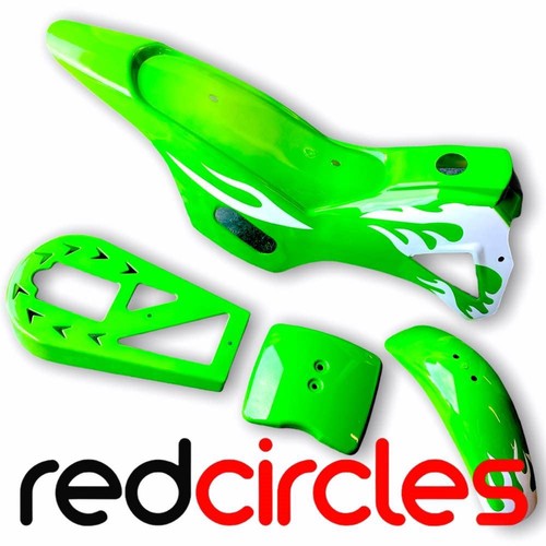 Green white minimoto - white,
