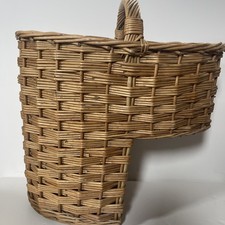 Vintage Woven Wicker Storage