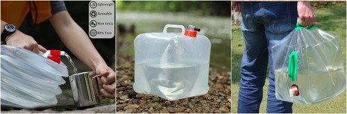 Collapsible water carrier - collapsible,