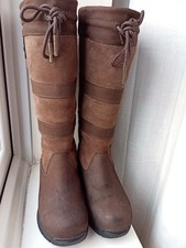 Dublin River Boot Waterproof Size 4 Extra Wide Calf,Riding,Walking ,Country Boot