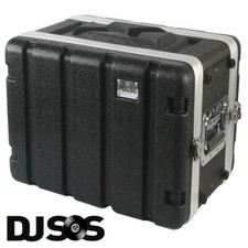Pulse - ABS-6US Rack Flightcase - 6U SHALLOW DJ Gear Case Carry Carrying Flight