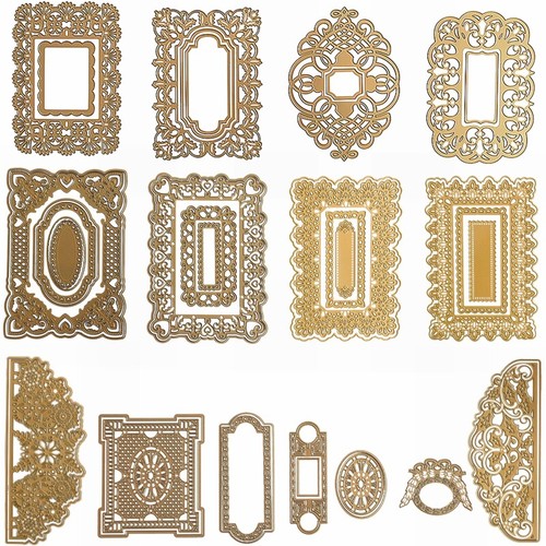 Square album lace - lace, frame