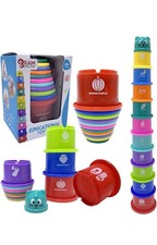 Ram© Baby Kids 11 Piece Stacking Cups Stackers Pre-school Learning Toy Stacking