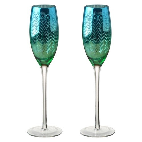 Artland peacock glassware - glassware, |