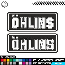 2x OHLINS Vinyl Decal Stickers