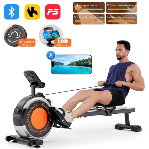 Magnetic rowing machine - machine, rower