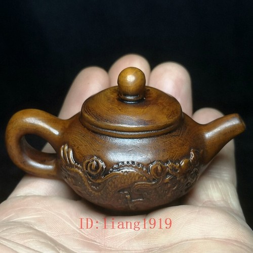 Inch china boxwood carved - 3,