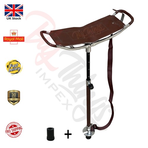 Leather shooting stick - shooting,