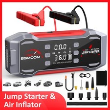 9000A Car Jump Starter With Air Compressors Battery Booster 99800mah Power Bank
