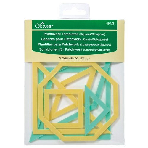 Clover patchwork templates - clover,