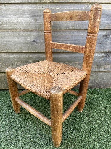 Vintage child wooden chair - vintage, child’s