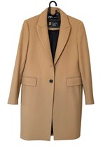 Zara  Double-breasted  Camel