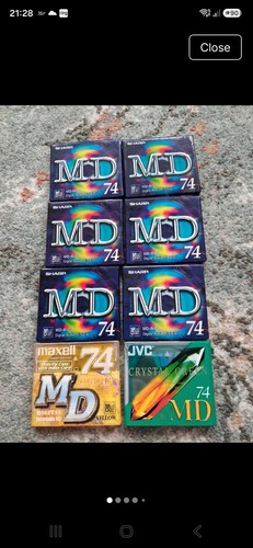 New minidiscs - x,