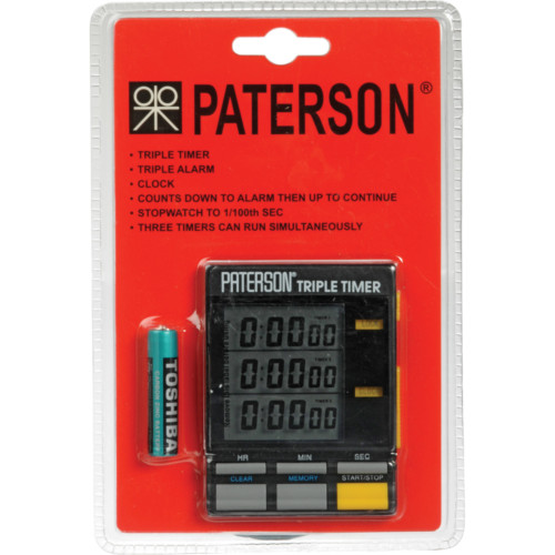 Paterson darkroom triple timer - paterson,