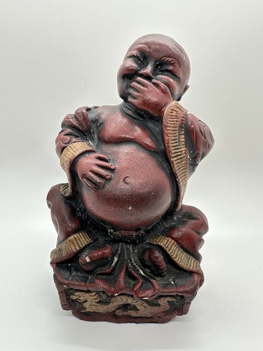 1960 heavy resin buddha - 1960's,